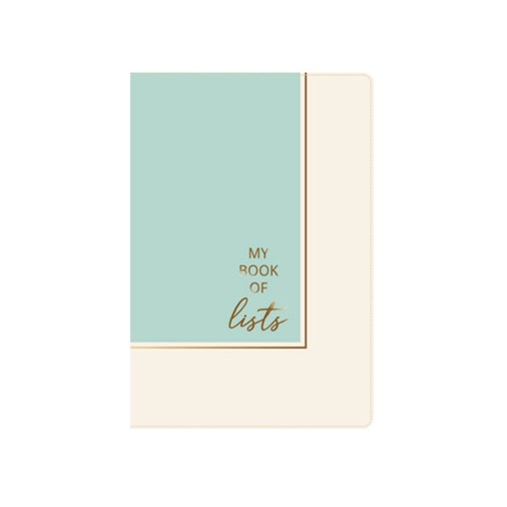 Soft Cover Book of Lists Journal