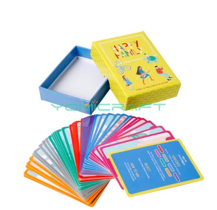 Friendly family game playing cards