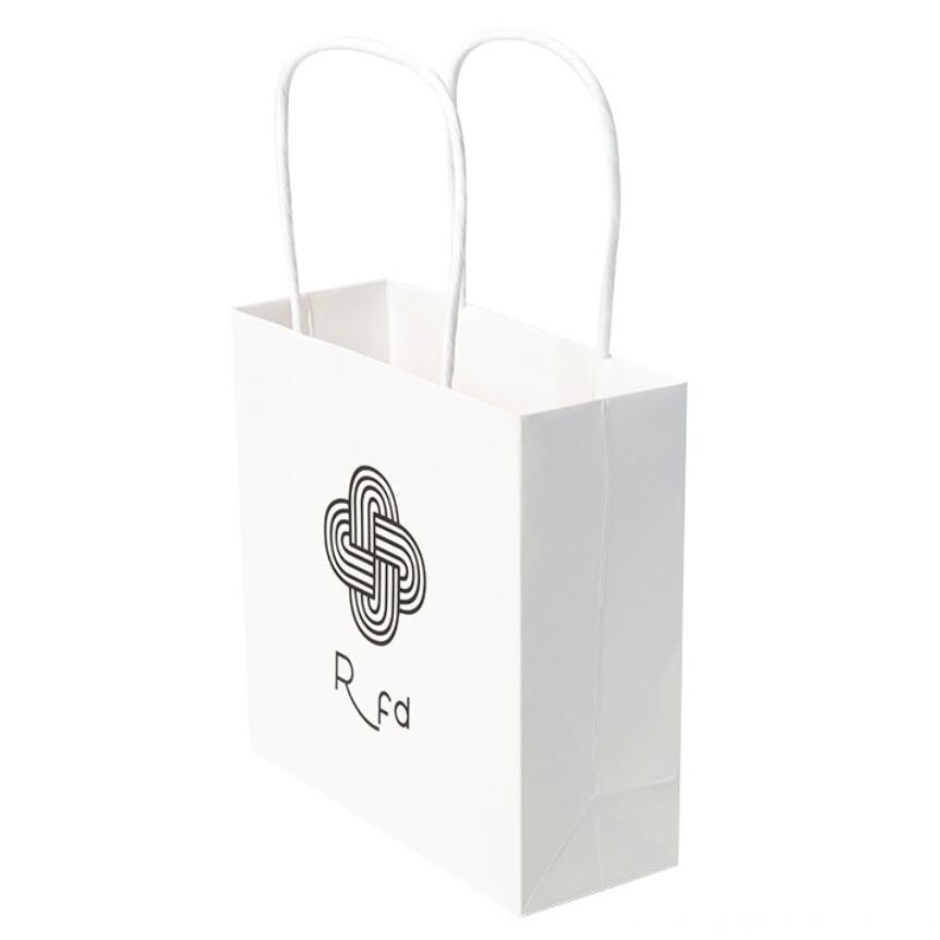 White paper bag packaging